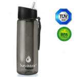 SurviMate Filtered Water Bottle