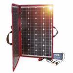 DOKIO 100W 12 Volts Monocrystalline Foldable Solar Panel
