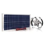 Amtrak Solar Powerful Galvanized Steel New Upgraded 14 inch Solar Attic Fan