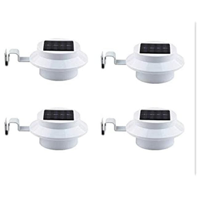 FALOVE Outdoor Solar Gutter LED Lights