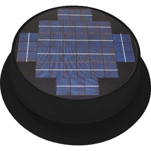 Ultra Low-Profile 24-watt Natural Light Solar Attic Fan