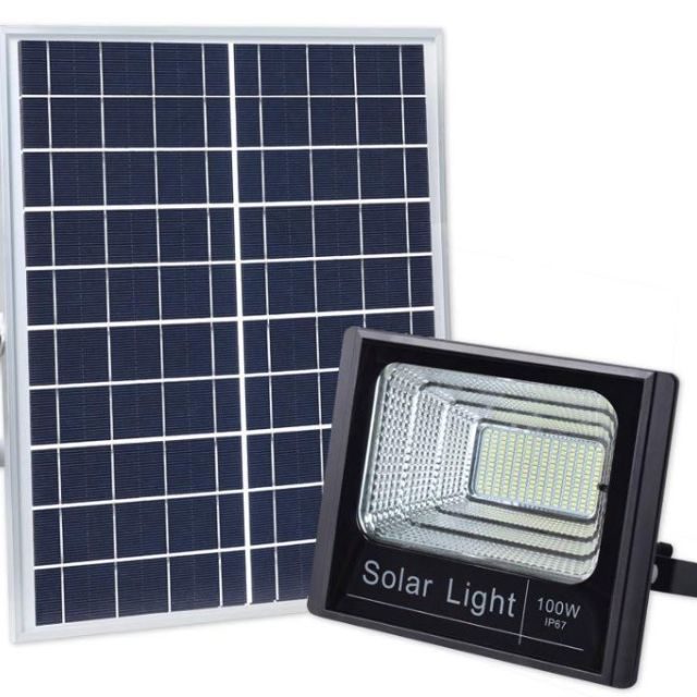 CYBERDAX Solar Powered Street Flood Light
