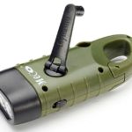 MECO Hand Cranking Solar Powered Rechargeable Flashlight
