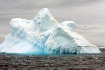 View of Collins Glacier in Antarctica